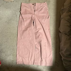 Pink Straight Leg Jeans